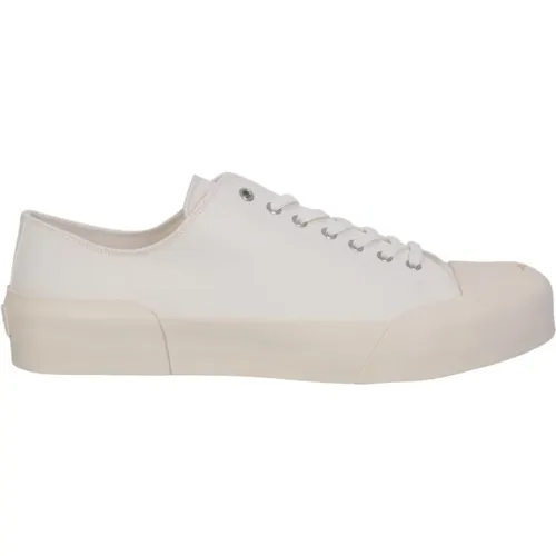 Weiße Niedrige Schnürsneaker - Jil Sander - Modalova