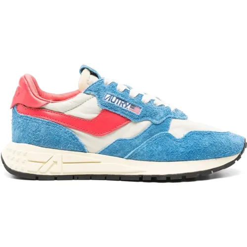 Blaue Reelwind Low Sneakers , Damen, Größe: 36 EU - Autry - Modalova