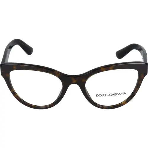 Dolce Gabbana Eyeglasses 0Dg3372 , female, Sizes: 52 MM - Dolce & Gabbana - Modalova