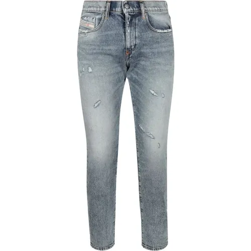 Distressed Denim Jeans , Herren, Größe: W32 - Diesel - Modalova