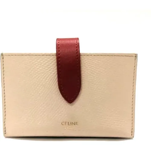 Pre-owned Leather wallets , female, Sizes: ONE SIZE - Celine Vintage - Modalova