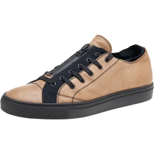 Pre-owned Sneakers, male, , Size: 13 US Pre-owned Leather flats - Valentino Vintage - Modalova