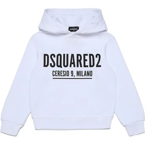 Stylischer Weißer Pullover für Jungen - Dsquared2 - Modalova