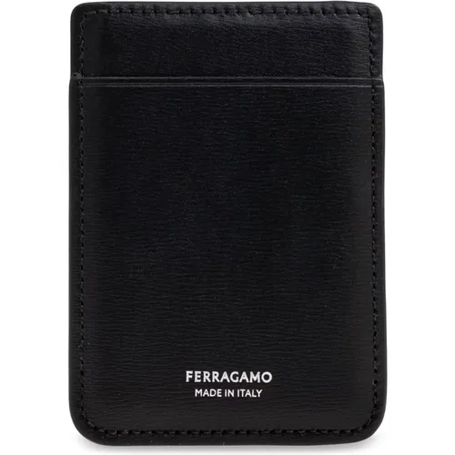 Wallets & Cardholders, male, , Size: ONE SIZE Case with MagSafe - Salvatore Ferragamo - Modalova