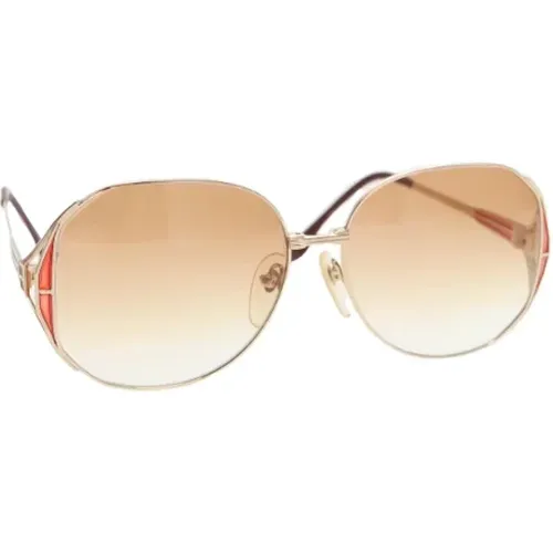 Pre-owned Accessories, female, , Size: ONE SIZE Pre-owned Metal sunglasses - Saint Laurent Vintage - Modalova