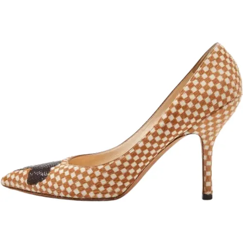 Pre-owned Pumps, female, , Size: 7 1/2 US Pre-owned Fabric heels - Louis Vuitton Vintage - Modalova