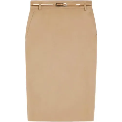 Elegant Ginseng Skirt , female, Sizes: L, M, S - Max Mara - Modalova