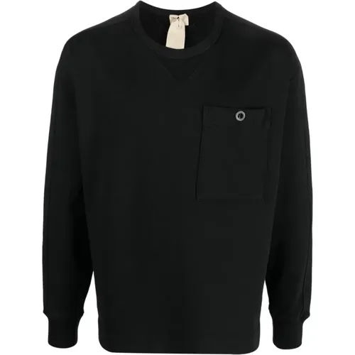 Round-neck Knitwear, male, , Size: L Sweaters - Ten C - Modalova