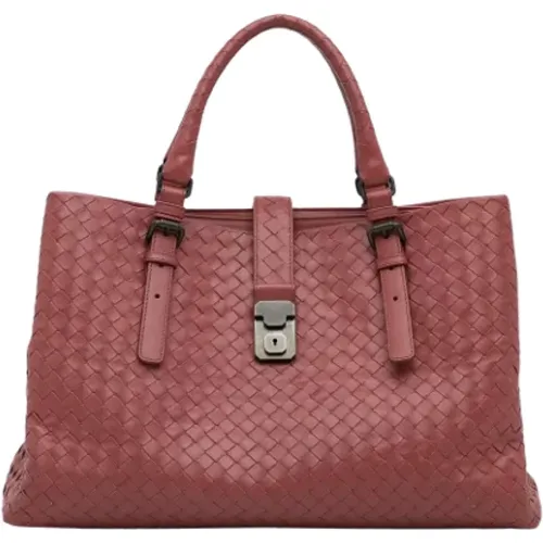 Pre-owned Tote Bags, female, , Size: ONE SIZE Pre-owned Leather handbags - Bottega Veneta Vintage - Modalova