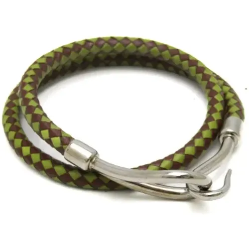 Pre-owned Jewellery, female, , Size: ONE SIZE Pre-owned Leather bracelets - Hermès Vintage - Modalova