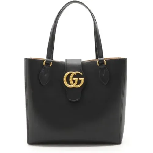 Pre-owned Tote Bags, female, , Size: ONE SIZE Pre-owned Leather gucci-bags - Gucci Vintage - Modalova