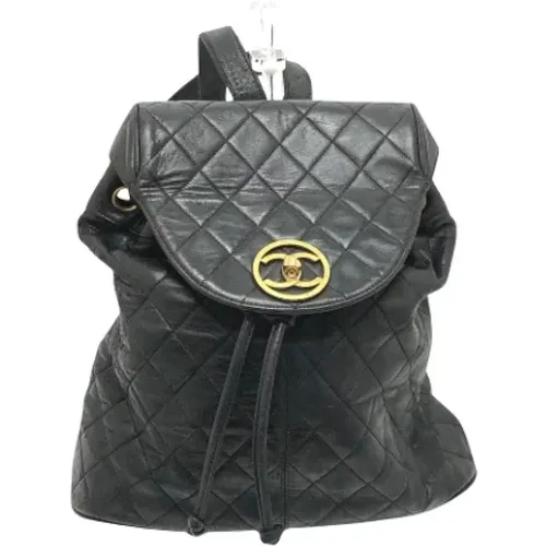 Pre-owned Backpacks, female, , Size: ONE SIZE Pre-owned Leather backpacks - Chanel Vintage - Modalova