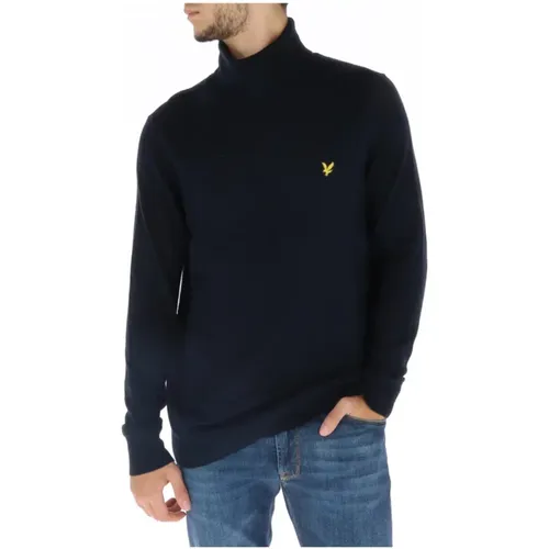 Turtlenecks, male, , Size: L Turtleneck Long Sleeve Knit Sweater - Lyle & Scott - Modalova