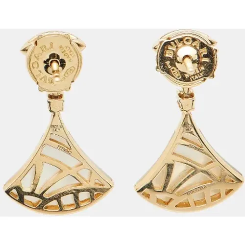 Pre-owned Jewellery, female, , Size: ONE SIZE Pre-owned Metal earrings - Bvlgari Vintage - Modalova