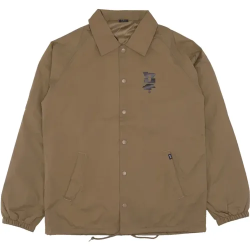 Light Jackets, male, , Size: M Megablast Coaches Jacket Camel - HUF - Modalova