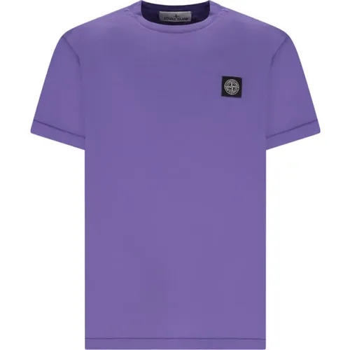 T-Shirts, male, , Size: L Short Sleeve T-Shirt in Various Colors - Stone Island - Modalova