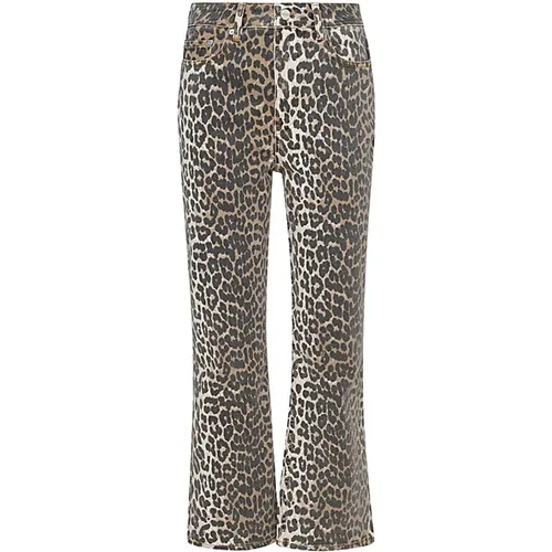 Cropped Jeans, female, , Size: W30 Betzy Cropped Jeans - Ganni - Modalova