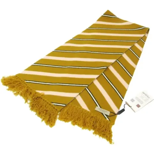 Pre-owned Scarves, female, , Size: ONE SIZE Pre-owned Wool scarves - Burberry Vintage - Modalova