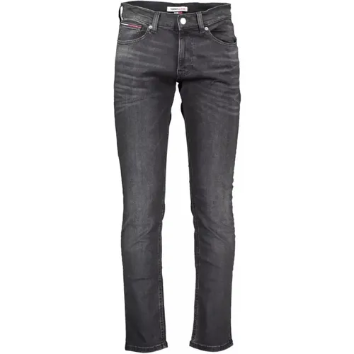 Slim Scanton Jeans with Washed Out Effect , male, Sizes: W32 L32, W31 L32, W28 L32, W29 L32, W30 L32 - Tommy Hilfiger - Modalova