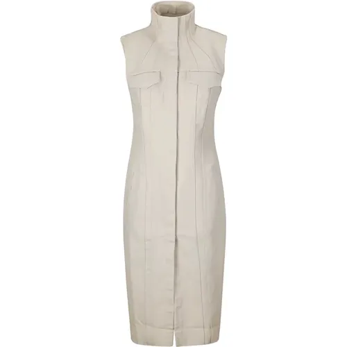 Denim Style Vest Dress , female, Sizes: 2XS, XS - Marques' Almeida - Modalova