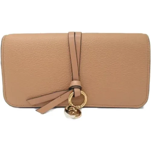 Pre-owned Wallets, female, , Size: ONE SIZE Pre-owned Leather wallets - Chloé Pre-owned - Modalova