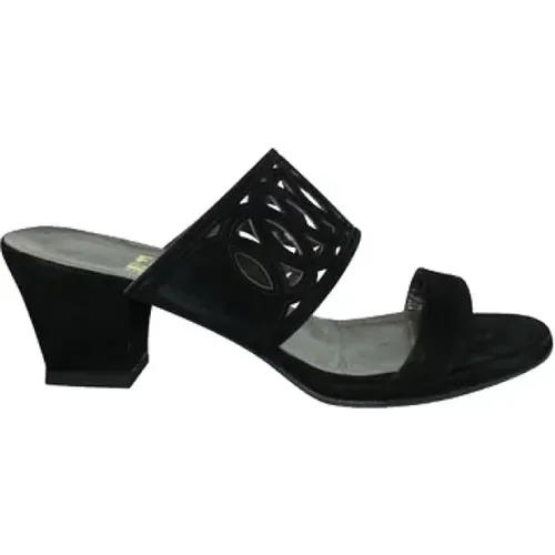 Pre-owned Leather heels , female, Sizes: 3 1/2 UK - Salvatore Ferragamo Pre-owned - Modalova