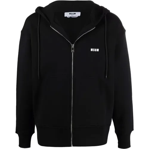 Zip-throughs, male, , Size: M Sweater Collection - Msgm - Modalova