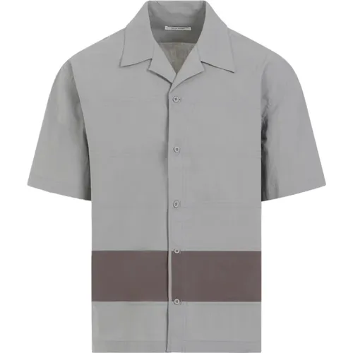 Grey Cotton Barrel Shirt , male, Sizes: L, M, XL - Craig Green - Modalova