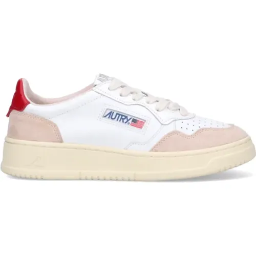 Weiße Low Sneakers , Damen, Größe: 38 EU - Autry - Modalova