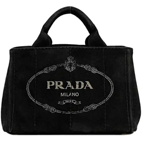 Pre-owned Tote Bags, female, , Size: ONE SIZE Pre-owned Canvas prada-bags - Prada Vintage - Modalova