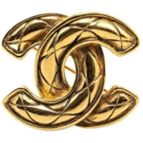 Pre-owned Jewellery, female, , Size: ONE SIZE Pre-owned Metal brooches - Chanel Vintage - Modalova