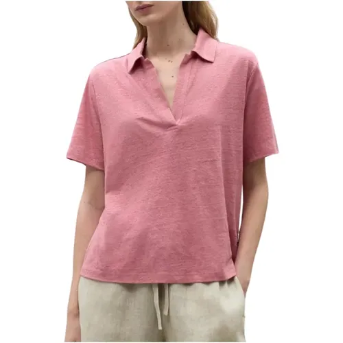 Dusty Rose Tromsalf T-Shirt Frau , Damen, Größe: L - Ecoalf - Modalova