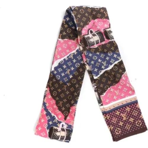 Pre-owned Silk scarves , female, Sizes: ONE SIZE - Louis Vuitton Vintage - Modalova