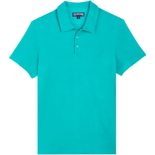 Herren Jacquard Polo Shirt , Herren, Größe: L - Vilebrequin - Modalova