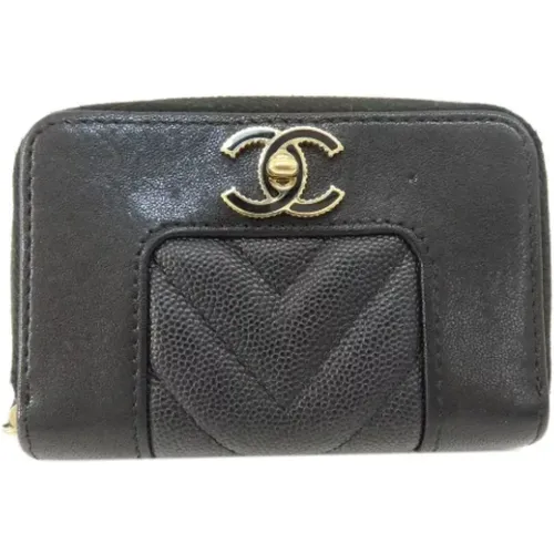 Pre-owned Leather wallets , female, Sizes: ONE SIZE - Chanel Vintage - Modalova