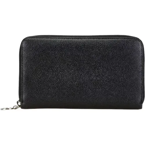 Pre-owned Wallets, female, , Size: ONE SIZE Pre-owned Leather wallets - Bvlgari Vintage - Modalova