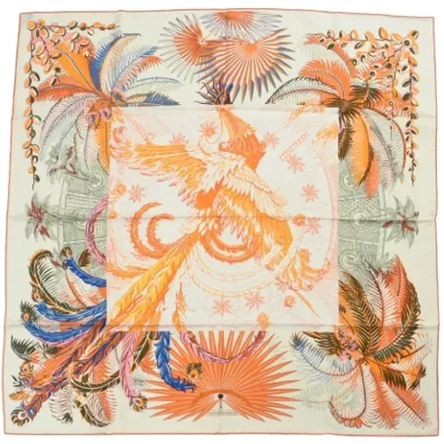 Pre-owned Scarves, female, , Size: ONE SIZE Pre-owned Silk scarves - Hermès Vintage - Modalova