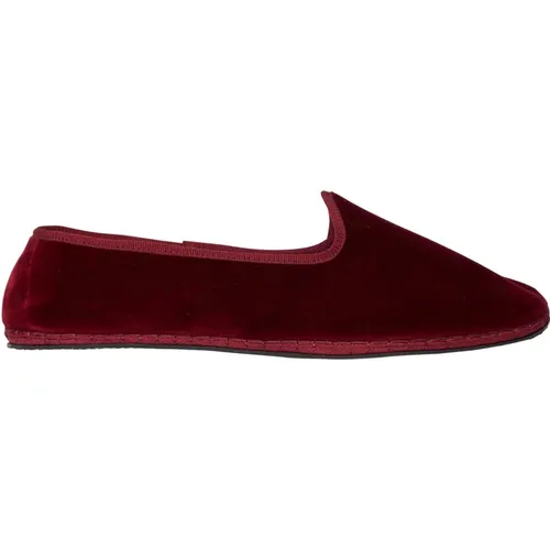 Burgundy Velvet Furlane Schuhe , Damen, Größe: 40 EU - Gallo - Modalova
