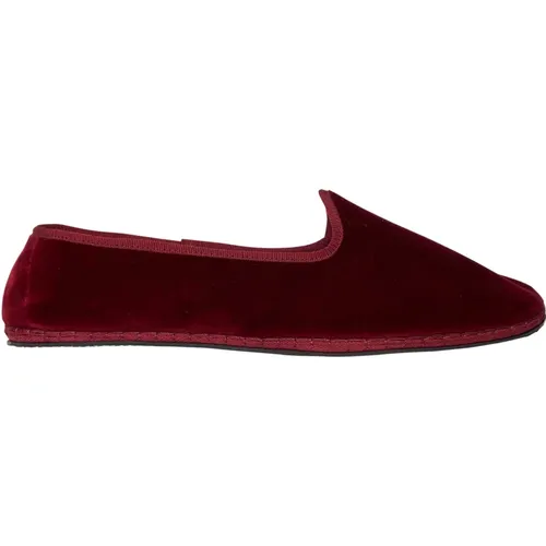 Burgundy Velvet Furlane Schuhe , Damen, Größe: 43 EU - Gallo - Modalova