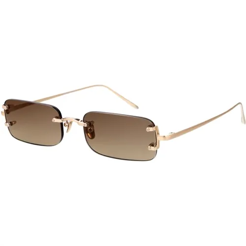 Stylish Taylor Sunglasses for Summer , female, Sizes: 53 MM - Linda Farrow - Modalova