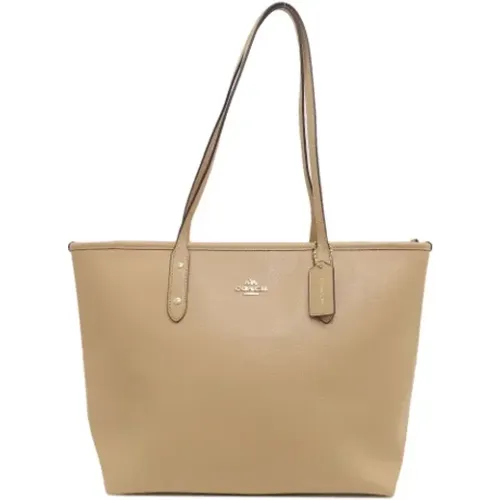 Pre-owned Tote Bags, female, , Size: ONE SIZE Pre-owned Leather totes - Coach Pre-owned - Modalova