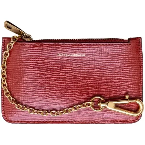 Pre-owned Leather wallets , female, Sizes: ONE SIZE - Dolce & Gabbana Pre-owned - Modalova