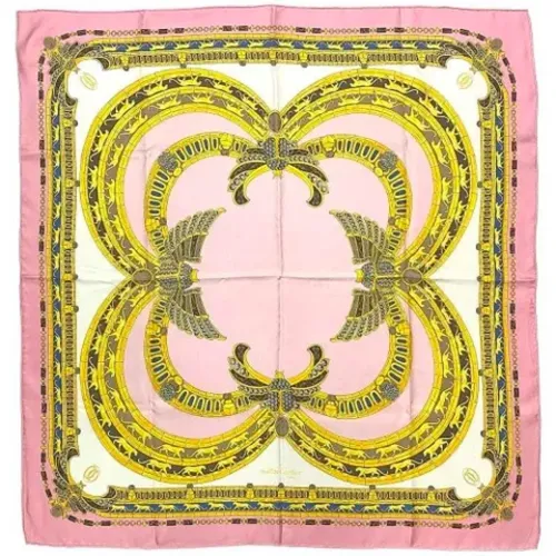 Pre-owned Scarves, female, , Size: ONE SIZE Pre-owned Silk scarves - Cartier Vintage - Modalova