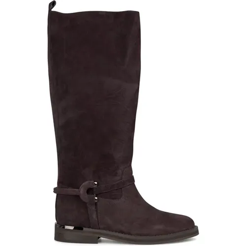 Flat boot with stirrup , female, Sizes: 7 UK, 4 UK, 5 UK, 3 UK, 8 UK, 6 UK - Alma en Pena - Modalova