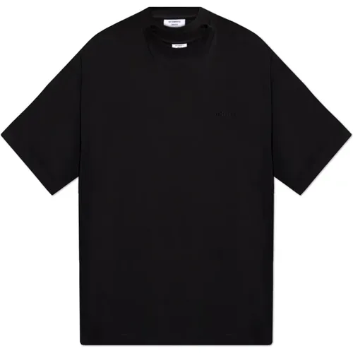 T-Shirts, male, , Size: S Double oversize T-shirt - Vetements - Modalova