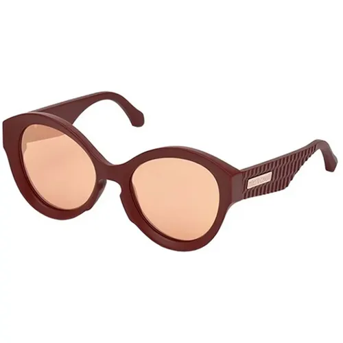 Burgundy/ Montecristo Sunglasses , female, Sizes: 58 MM - Roberto Cavalli - Modalova