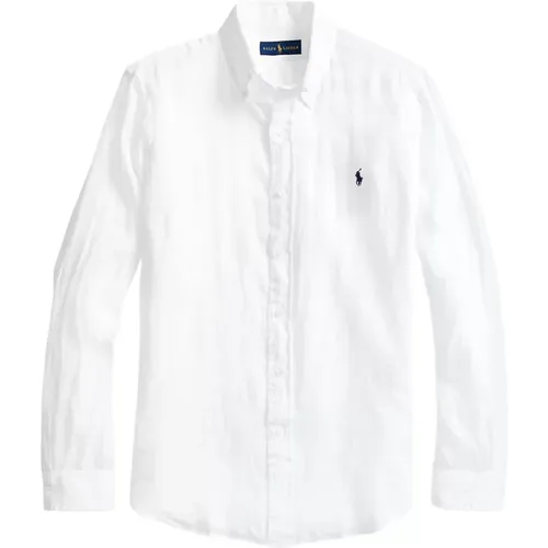 Weiße Button-Down Hemd Slim Fit,Formal Shirts - Ralph Lauren - Modalova