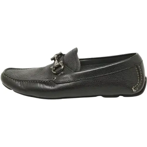 Pre-owned Leather flats , female, Sizes: 8 UK - Salvatore Ferragamo Pre-owned - Modalova