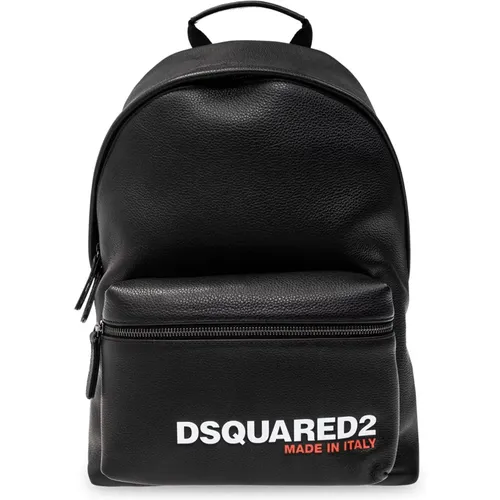 Backpacks, male, , Size: ONE SIZE Backpack with logo - Dsquared2 - Modalova