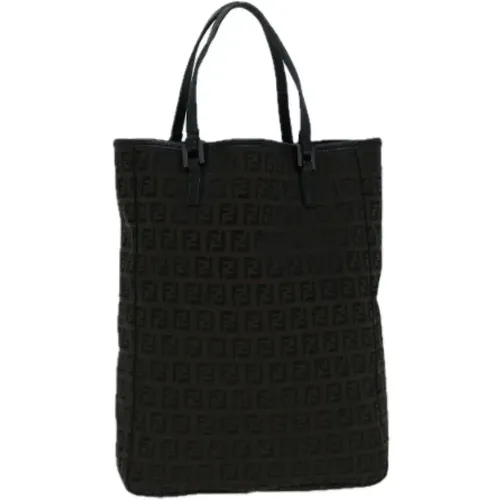 Pre-owned Tote Bags, female, , Size: ONE SIZE Pre-owned Canvas fendi-bags - Fendi Vintage - Modalova